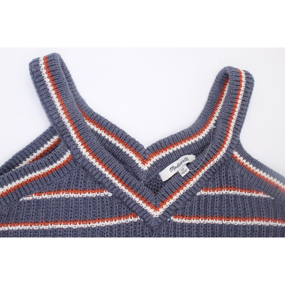 Madewell Stockton Sweater Tank in Stripe XS NWOT - Picture 3 of 9